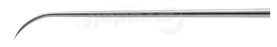 RU 7907-01/04 / Ohr-Nadel Wullstein, Stark Gebogen, Spitz, 16 cm