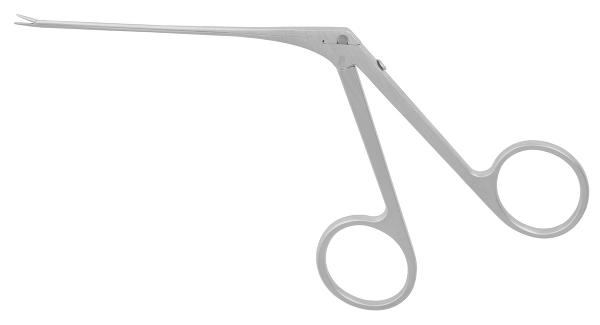 RU 7890-23 / Micro Ear Forceps, Straight, Smooth, Shaft Length 8 cm - 3 1/4",