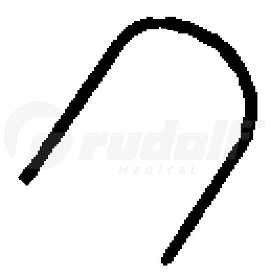 RU 8118-05 / Pinza Per Seno, Angolata 5,5mm, Lunghezza Asta 14,0cm, 22,0cm