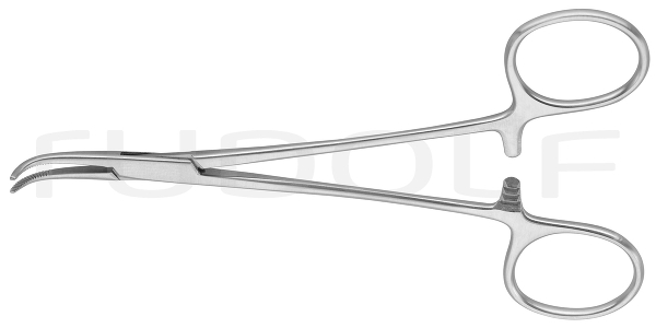 RU 3205-14 / Hemost. Fcps Baby-Adson, Sl. Cvd. 14 cm, 5,5"