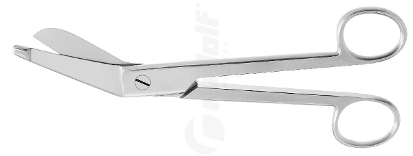 RU 2655-20 / Scissors Esmarch, Bl/Bl, Angular 20 cm, 8"