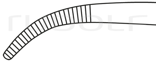 RU 3201-18 / Pinza Emostatica Adson, Curva 18,5 cm