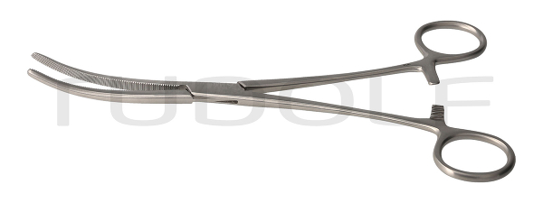 RU 3001-22 / Hemost. Fcps Rochester-Pean, Cvd. 22 cm, 8,75"