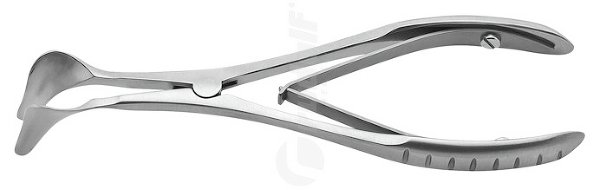 RU 8011-11 / Nasenspekulum Mod. Wien, Figur 1, für Kinder, Hygienischer Schluss, 13 cm