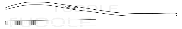 RU 3891-26 / Cotton Swab Fcps Bozemann, Cvd. 26 cm, 10,25"