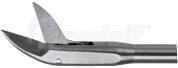 RU 7894-22 / Micro Scissors, Angled Up 8 cm