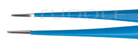 HF515-115 / Bipolare Pinzette, Flachstecker, Ger., 15cm, 1,0mm, Standard