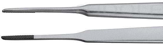RU 4070-57 / Pinzette Anatomisch Gerald, TC 17,5 cm