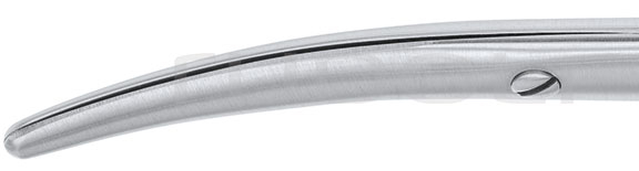 RU 1331-23 / Diss. Scissors, Metzenb.-Stand, Cvd. 23 cm, 9"