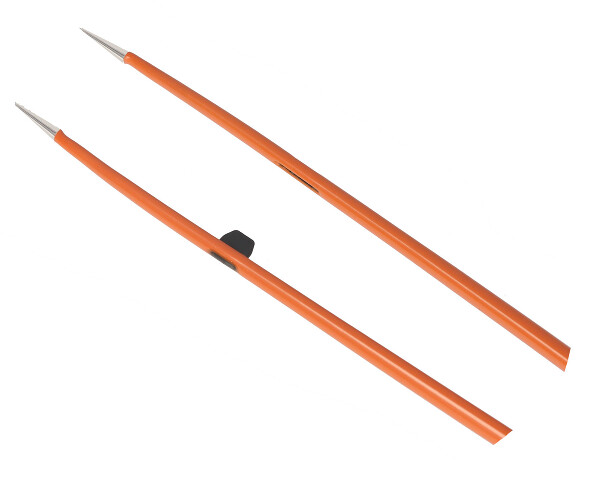 HF520-075 / Bipolar Forceps, Flat Plug, Bayonett, 24cm - 9", 0,60mm, Non-Stick