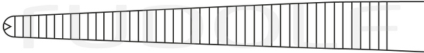 RU 3183-14 / Hemost. Fcps Dandy, 1x2T., Cvd. 14 cm - 5 1/2"