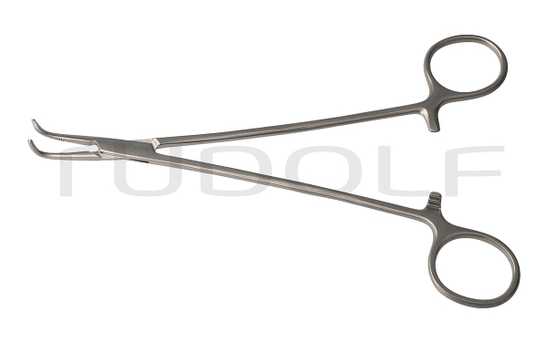 RU 3205-18 / Hemost. Fcps Baby-Adson, Str. Cvd. 18 cm, 7"