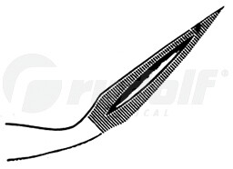 RU 4361-13 / Splitterzange Stieglitz, mit Sperre, geb. 13,5 cm