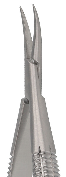 RU 5868-19 / Micro Needle Holder Reill, Round Handle Cvd., W/O. Ratchet, 15,5cm, 6"