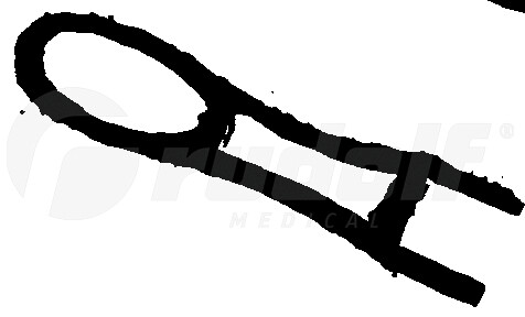 RU 7891-14 / Micro Ear Forceps, Angled Up, Shaft Length 8 cm - 3 1/4"