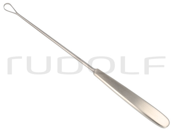 RU 7304-03 / Curetta Uterina Sims, Rigida, Tagl. 28,0 cm, Fig. 3,10 mm