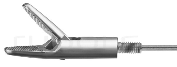 LP000-033 / Aufsatz, TC Nadelhalter, 3-Tlg, ger. NL 330 mm, Ø 5mm