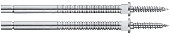 RU 6321-46 / Distraction Screws - 2 Pieces 18mm, 7cm, 2 3/4"