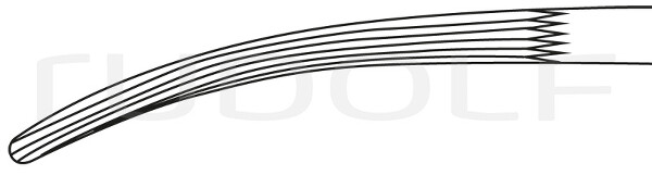 RU 3191-15 / Art. Klemme Bainbridge, geb. 15,0 cm