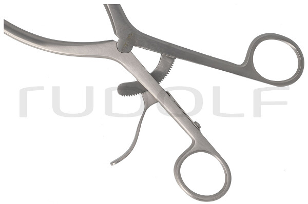 RU 4739-02 / Écarteur Beckmann-Adson, Pointu, 4x5Dents 33 cm, 44 mm