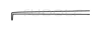 RU 8822-06 / Micro Nerve Hook Fisch, 18,5cm
 - 7 1/4"