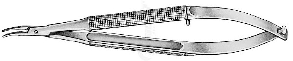 RU 5971-11 / Needle Holder Barraquer Cvd., W/O. Ratchet, 0,5mm, 11cm, 4 1/4"