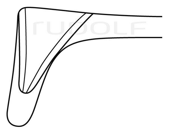 RU 8004-01 / Especulo Nasal Tieck, Figura 1, 13 cm - 5"