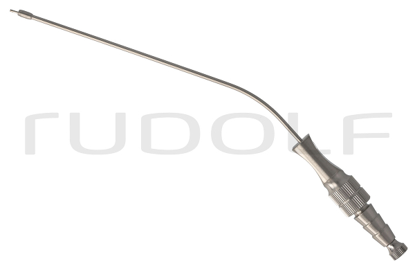 RU 6420-56 / Suction Tube Frazier,  Ø 2,0mm
, 6 Ch/Fr, (Wl) 100mm
 - 4", Ball Ended, W. CUT-OFF, LUER-HUB and Stylet