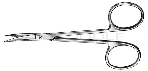 RU 1631-11 / Fine Scissors, Cvd 11,5 cm - 4 1/2"