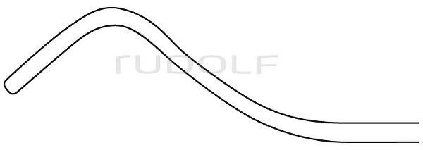 RU 7590-09 / Bulldog Clamp, De Bakey 7,5cm, 3"
