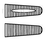 RU 5987-14 / Porte-Aiguille Castroviejo-Kalt Droit, Avec Blocage, 13,5 cm