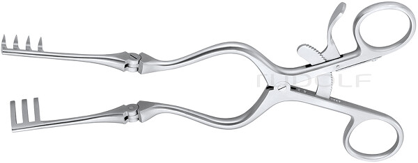 RU 4734-20 / Divaricatore Cone, Acuti 21cm, 3x4 Denti