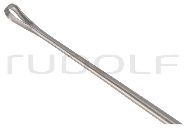 RU 7318-07 / Curette Utérine Recamier, Malléable Tranchante, 31,0 cm, Fig. 1, 7 mm
