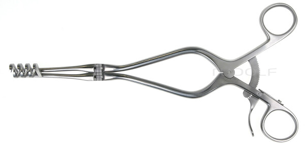 RU 4734-26 / Divaricatore Cone, Acuti 25cm, 3x4 Denti