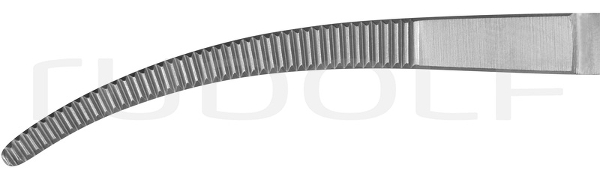RU 3204-22 / Hemost. Fcps Nissen, Cvd. 22 cm, 8,75"