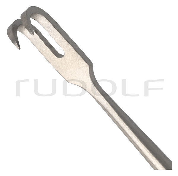 RU 4503-02 / Wundhaken Volkmann, Scharf, 2Z. 22 cm