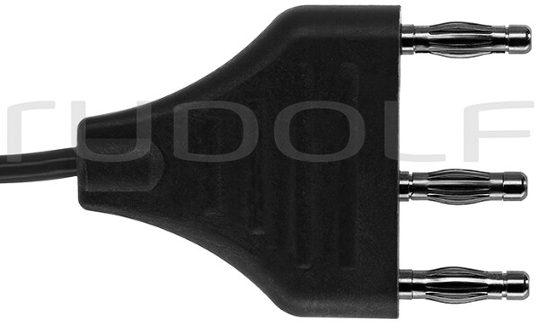 HF410-024 / HF Handle for 4 mm Electrodes, Cabel 4 m, Unit Side International 3 Pin Umax 5 KVP