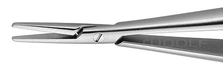 RU 5864-15 / Micro-Porte-Aiguille Droit, Avec Blocage, 15 cm