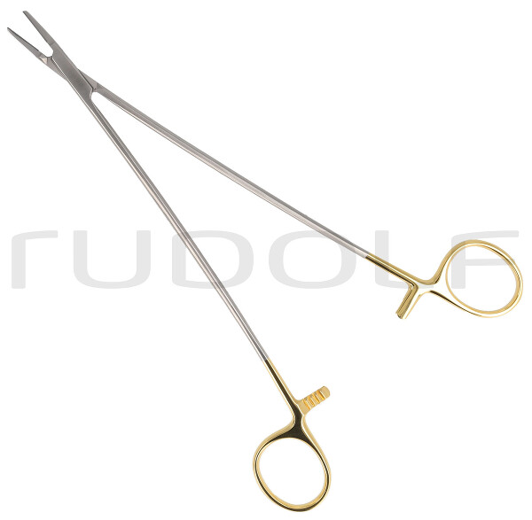 RU 6059-73 / Needle Holder Micro-Ryder, TC, Str. 23cm, 9"