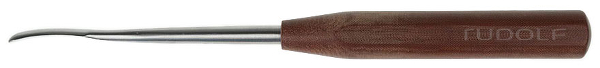 RU 5410-04 / Raspatorium, Gebogen, Scharf, 6 mm, 18,5 cm