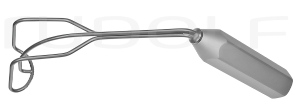 RU 4591-01 / Cooley Retractor , Toothed 21,5 cm
/ 8 1/2", 45x35 mm,