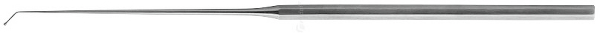 RU 7947-03 / Hakensonde mit Knopf, 45°, Ø 1 mm, 16 cm