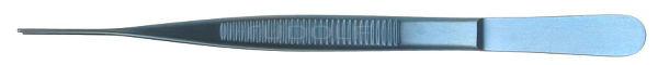 RU 7580-01T / Atrauma Tissue Fcps., De Bakey-Titan 15 cm - 6", 1 mm