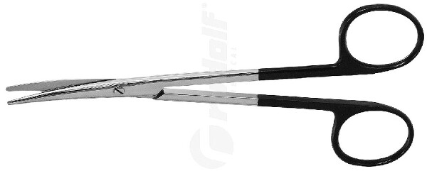 RU 1676-14M / Forbice Rudolf, Curva, MC 14,5 cm