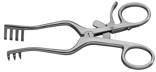 RU 4702-13 / Retractor, Weitlaner, Semi-Sharp 13cm
 - 5"