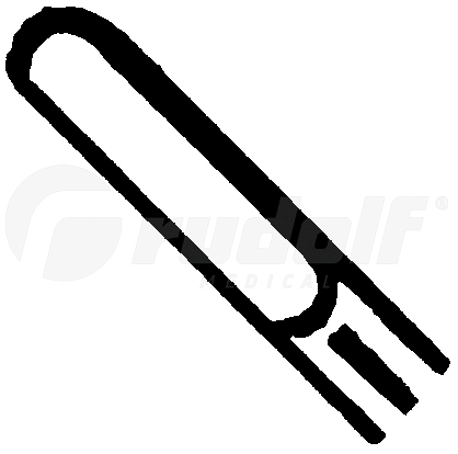 RU 7886-09 / Ear Forceps Hartmann, Oval Jaws, Shaft Length 8.5 cm - 3 1/4"