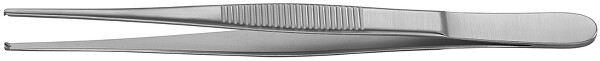 RU 4110-18 / Pinza Chirurgica, Retta, Sottile, 1x2D 18,0 cm
