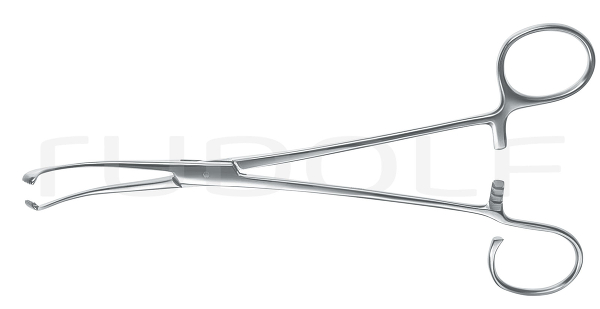 RU 8557-19 / Colver Tonsil Hold. Fcps., Cvd., 7.5"