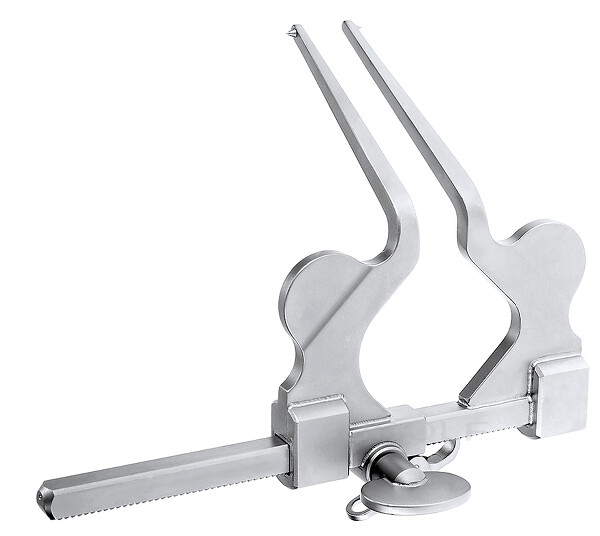 RU 6437-07 / Intervertebral Spreader Length Of Blade 7cm, 1 Prongs