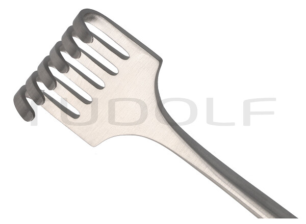 RU 4501-06 / Écarteur Volkmann, Mousse, 6 Dents 22,5 cm